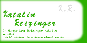 katalin reizinger business card